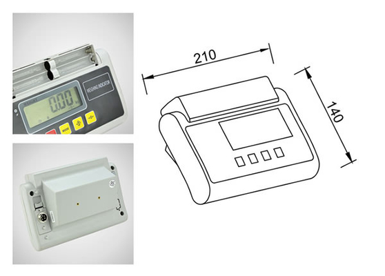 Display de peso de pantalla LED/LCD para una medición precisa del peso