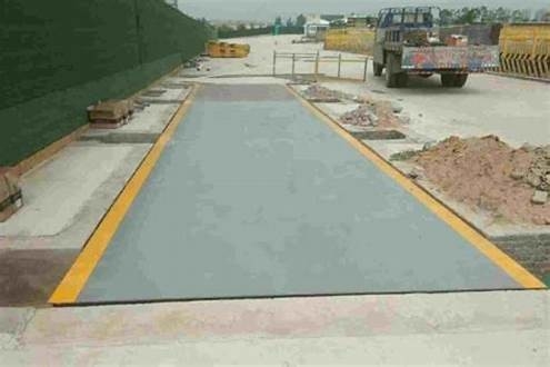 Pesado en movimiento de la placa de flexión de la balanza del camión de carga pesada pesadora en la industria minera