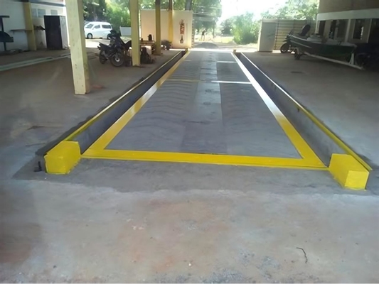 Pesado en movimiento de la placa de flexión de la balanza del camión de carga pesada pesadora en la industria minera
