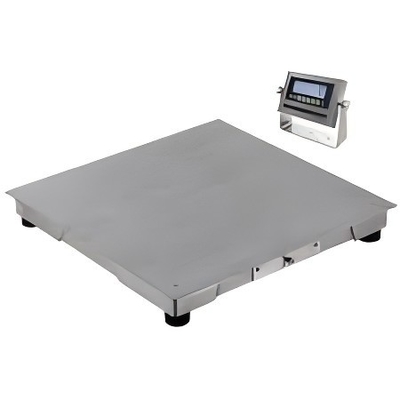 Plataforma inoxidable de la soldadura al acero de la sola de la cubierta escala industrial del piso