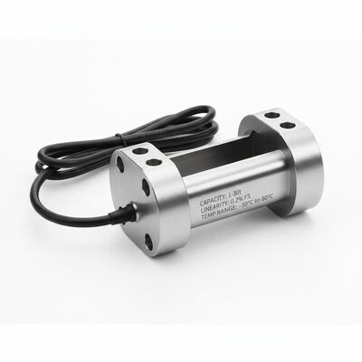 Capacidad de 1 a 30 t de celda de carga de calibración de tensión que proporciona una linealidad del 0,2 por ciento FS y un rango de temperatura de menos 10 a 60 grados Celsius para la detección de carga