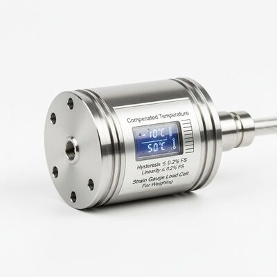 Temperatura compensada -10C 50C Deformación medidor de la celda de carga ofreciendo histeresis No superior al 0,02 por ciento FS y la linealidad 0,2 por ciento FS para el pesaje
