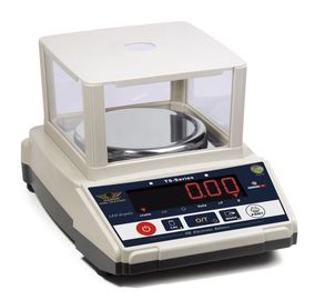 Escala experimental de alta precisión con legibilidad de 0.01g y conexión de interfaz RS-232C