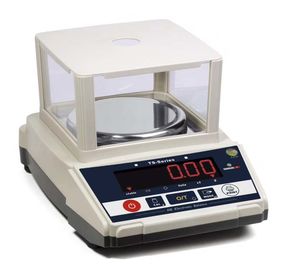 Escala experimental de alta precisión con legibilidad de 0.01g y conexión de interfaz RS-232C