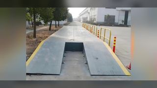 Báscula camionera portátil y subterránea